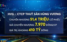 51,4 triệu cổ phiếu HVG được thỏa thuận sang tay