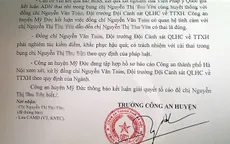 Xem xét kỷ luật Đội trưởng Công an huyện quan hệ bất chính, làm một phụ nữ mang thai