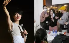 Diva Vương Phi nhảy sung tới mức bay mất cả điện thoại