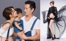 An Dĩ Hiên khoe ảnh bụng bầu nóng bỏng