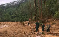 Trạm bảo vệ rừng 67 bị vùi lấp hoàn toàn, khẩn trương tìm kiếm 13 cán bộ, chiến sĩ gặp nạn