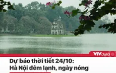 Tin nóng đầu ngày 24/10: Bão số 8 giật cấp 13, Hà Nội ngày nóng, đêm lạnh
