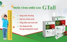 Nước tăng chiều cao GTall: Đột phá mới về giải pháp tăng chiều cao tự nhiên, hiệu quả
