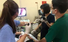 Kịp thời lấy đồng xu "mắc kẹt" trong thực quản bé 7 tuổi