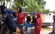 Bình lọc nước dã chiến công suất lớn cho người dân vùng lũ