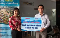 Người lao động Vinamilk góp ngày lương, hỗ trợ miền Trung mùa bão lũ gần 4 tỷ đồng