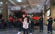 Điệu nhảy cảm ơn người chiến sĩ cõng người qua lửa
