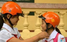 Nâng cao ý thức đội mũ bảo hiểm cho trẻ em với "Hành trang an toàn"