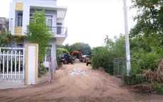 Bãi tập kết cát trái phép gây nứt nhà dân, ô nhiễm môi trường