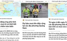 Quảng Nam cập nhật tình hình và cách ứng phó mưa lũ cho người dân qua Zalo