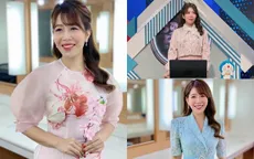 Ngắm trang phục kín đáo nhưng vẫn nổi bật mỗi khi lên sóng của BTV Diệp Chi