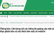 Hàng loạt website quảng cáo sản phẩm thực phẩm sai quy định, lừa dối người tiêu dùng
