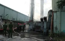 Cháy lớn tại cụm công nghiệp Khắc Niệm (Bắc Ninh), 3 công nhân bị thương