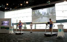 Giải marathon trực tuyến sử dụng công nghệ AR và đường đua ảo tại Singapore