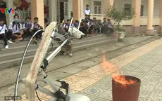 Nhóm học sinh cấp 3 sáng chế robot cứu hỏa