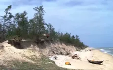 Sạt lở hơn 30km bờ biển ở Thừa Thiên - Huế