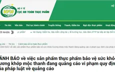 Sử dụng hình ảnh, uy tín của nhân viên y tế quảng cáo phóng đại công dụng thực phẩm Xương khớp Mộc Thanh