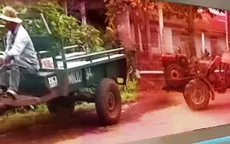 Xe tự chế, máy nông cụ - Mối nguy tiềm ẩn tai nạn giao thông mùa thu hoạch cà phê tại Đắk Lắk