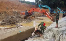 Đã huy động hơn 9.500 lượt người và phương tiện tìm kiếm nạn nhân Thủy điện Rào Trăng 3