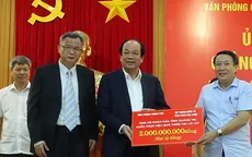 Thêm 6 tỷ đồng ủng hộ 3 tỉnh miền Trung bị ảnh hưởng bởi thiên tai