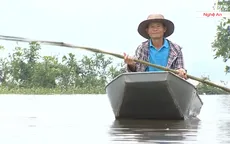 Ruộng vườn, ao cá bị lũ cuốn trôi, cụ ông 70 tuổi tính chuyện đi làm thêm