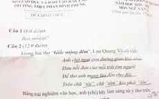 Xôn xao đề thi Văn chọn học sinh giỏi chỉ có 3 từ "Bạn màu gì?"