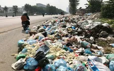 Rác thải tràn lan trên đại lộ nghìn tỷ đồng ở Hà Nội