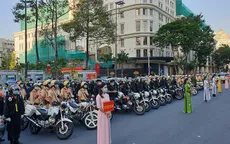 Công an Thành phố Hồ Chí Minh tổ chức ra quân trấn áp tội phạm dịp cận Tết