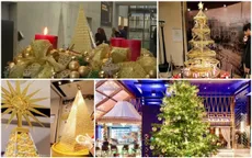 Ngắm những cây thông Noel bằng vàng xa xỉ