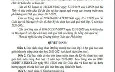 Đạt 6.5 IELTS trở lên, 70 em được đặc cách là học sinh giỏi cấp tỉnh