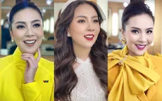 MC Mai Ngọc cấp tốc may váy mới khi dẫn Chào 2021
