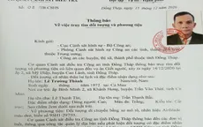 Truy tìm nghi phạm vụ giết người đốt xác
