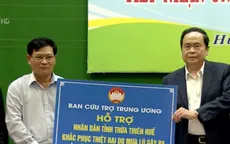 Tiếp tục nhiều hoạt động hỗ trợ đồng bào bị thiệt hại do bão lũ