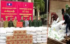 Quảng Trị hỗ trợ gạo và nhu yếu phẩm cho Lào