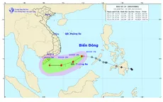 Bão số 14 giật cấp 10 và có khả năng mạnh thêm