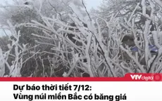 Tin nóng đầu ngày 7/12: Vùng núi miền Bắc có băng giá
