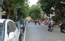 Chặt hạ, di chuyển 40 cây xanh phố Trần Hưng Đạo để thi công ga ngầm Trần Hưng Đạo