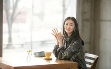 Bà bầu Choi Ji Won xuất hiện xinh đẹp trên phim trường "Hạ cánh nơi anh"
