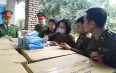 Lào Cai: Tạm giữ trên 147.000 chiếc khẩu trang các loại