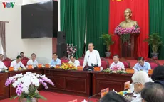 PTTg thường trực Trương Hòa Bình làm việc tại tỉnh Vĩnh Long