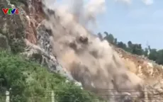Nổ mìn khai thác đá ở Thái Nguyên, người dân nơm nớp lo sợ