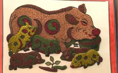 Thêu tranh bằng dây đồng