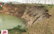 Phú Thọ: Báo động tình trạng sạt lở ven bờ sông Lô