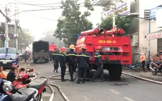Cháy công ty hóa chất tại TP.HCM