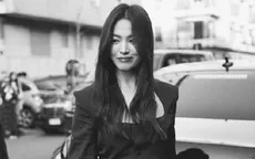 Song Hye Kyo vui vẻ xuất hiện Tuần lễ thời trang Milan
