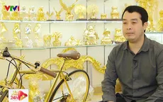 Chi hàng trăm triệu mạ vàng xe đạp