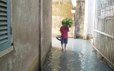 Hẻm ngập giữa mùa khô tại Cần Thơ