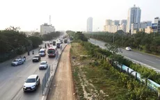 Đường gom Đại lộ Thăng Long thành đường 1 chiều