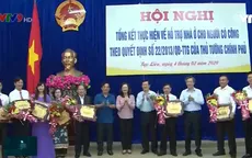 Bạc Liêu hoàn thành đề án cho người có công