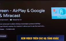 Cách xem YouTube, Facebook video trên smart TV